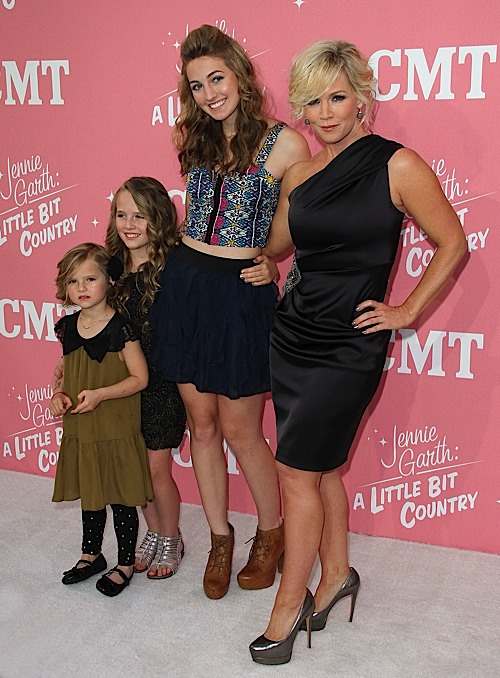 Дженни Гарт с дочерьми 