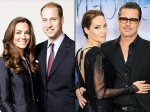 принц Уильям и Кейт, Анджелина Джоли и Брэд Питт