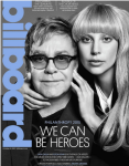 Леди Гага с Элтоном Джоном на обложке журнала Billboard, фото из Инстаграма издания