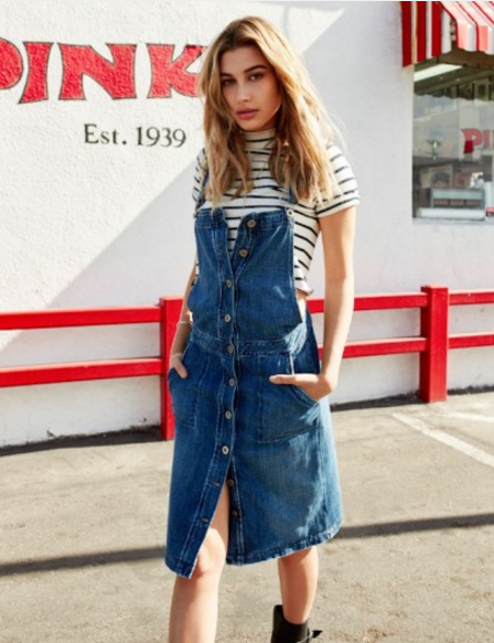 Модель Хейли Болдуин в рекламе джинсов Tommy Hilfiger фото 2016