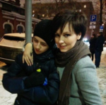 Актриса Елена Ксенофонтова с сыном Тимофеем, фото из Инстаграма